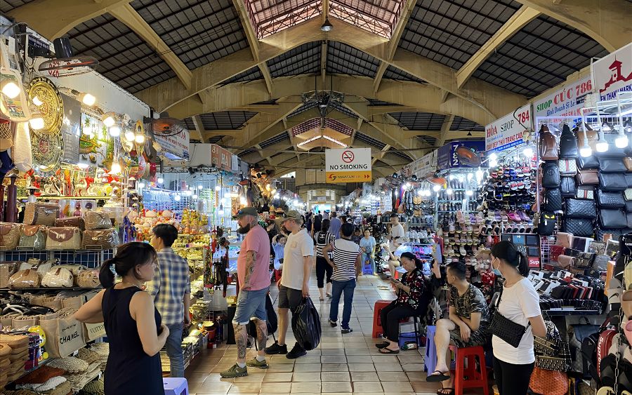 Vietnam traditional trade with small shops local markets wholesalers and neighborhood retailers